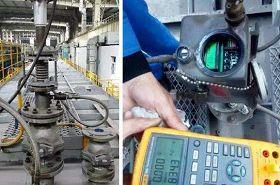 Plate temperature measurement in heat treatment furnace(001)