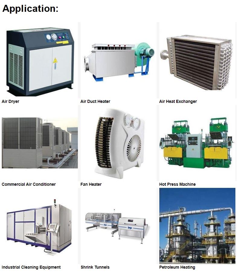 Application-Finned heater