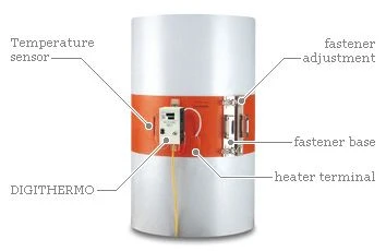 Flexible Silicone Rubber Pail Heater