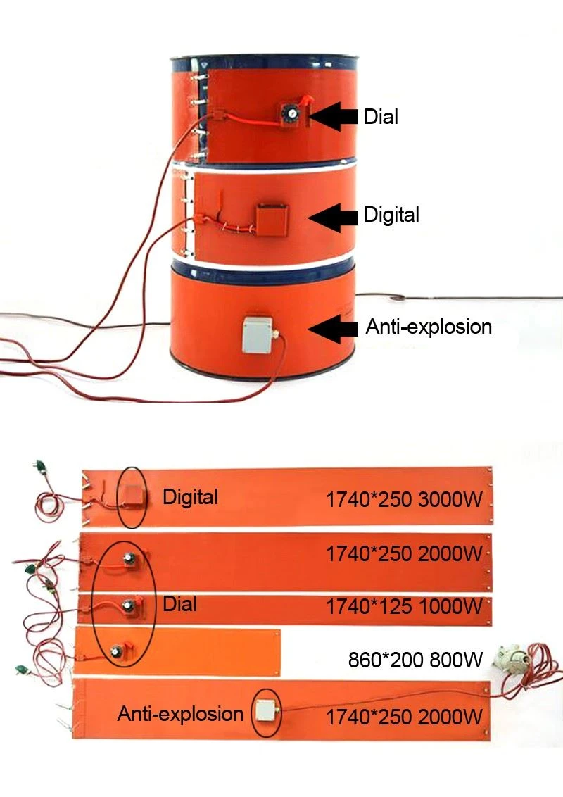 Size of drum heater Size of drum heater