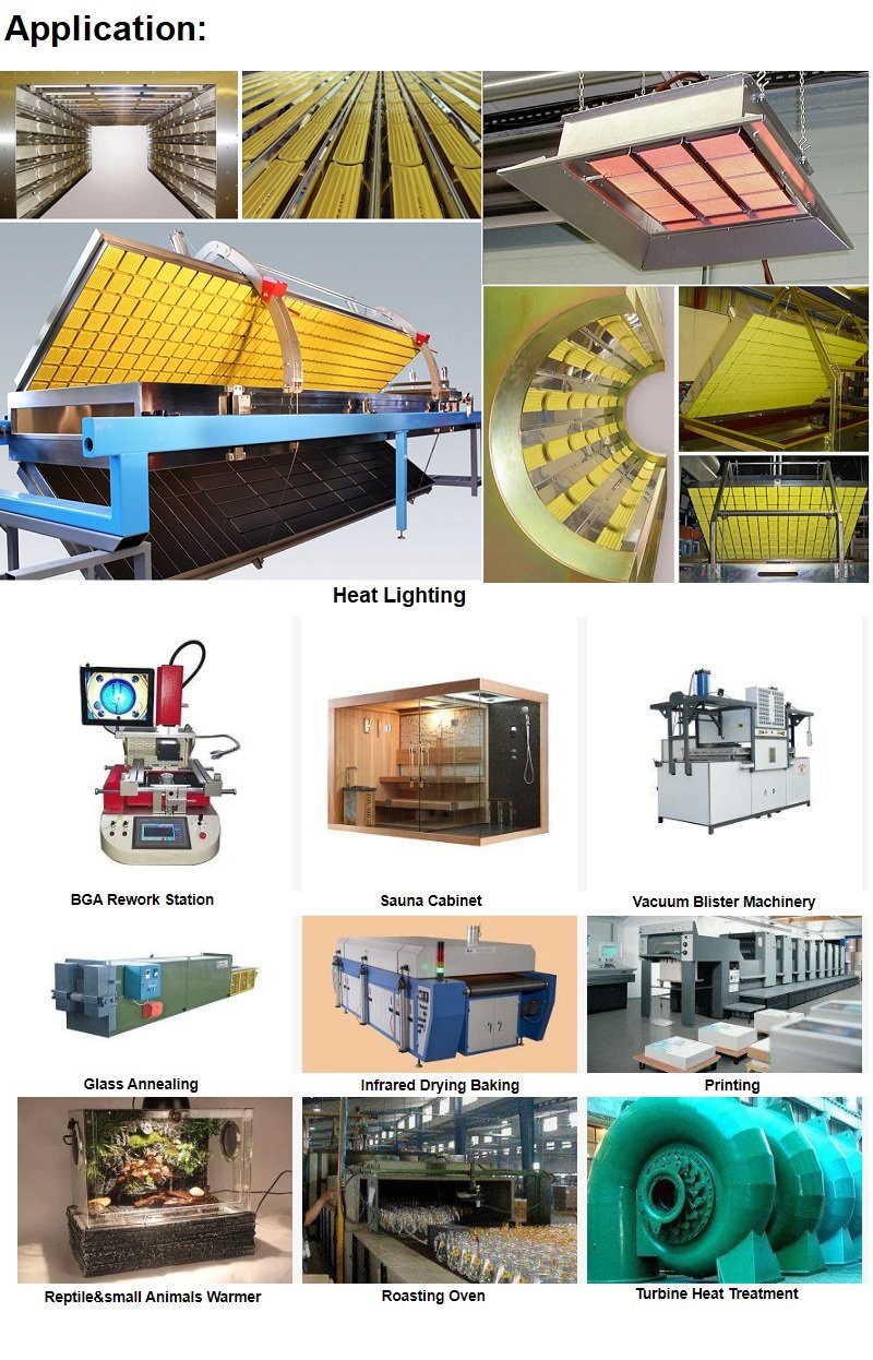 Application-Ceramic Infrared heater