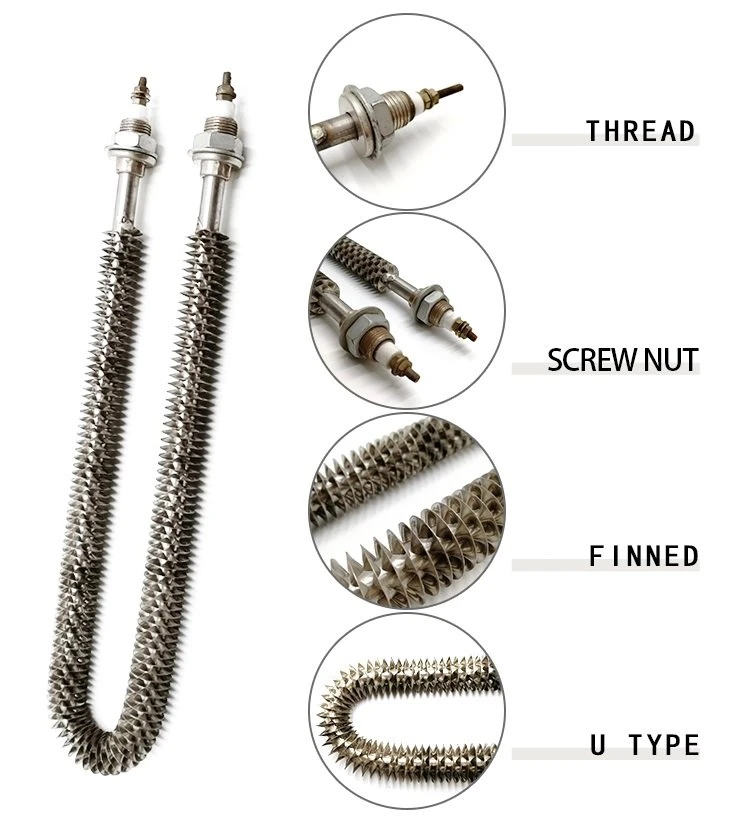 Structure of finned heater